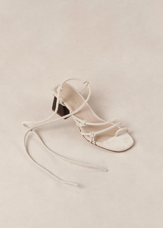 Goldie Cream Leather Sandals