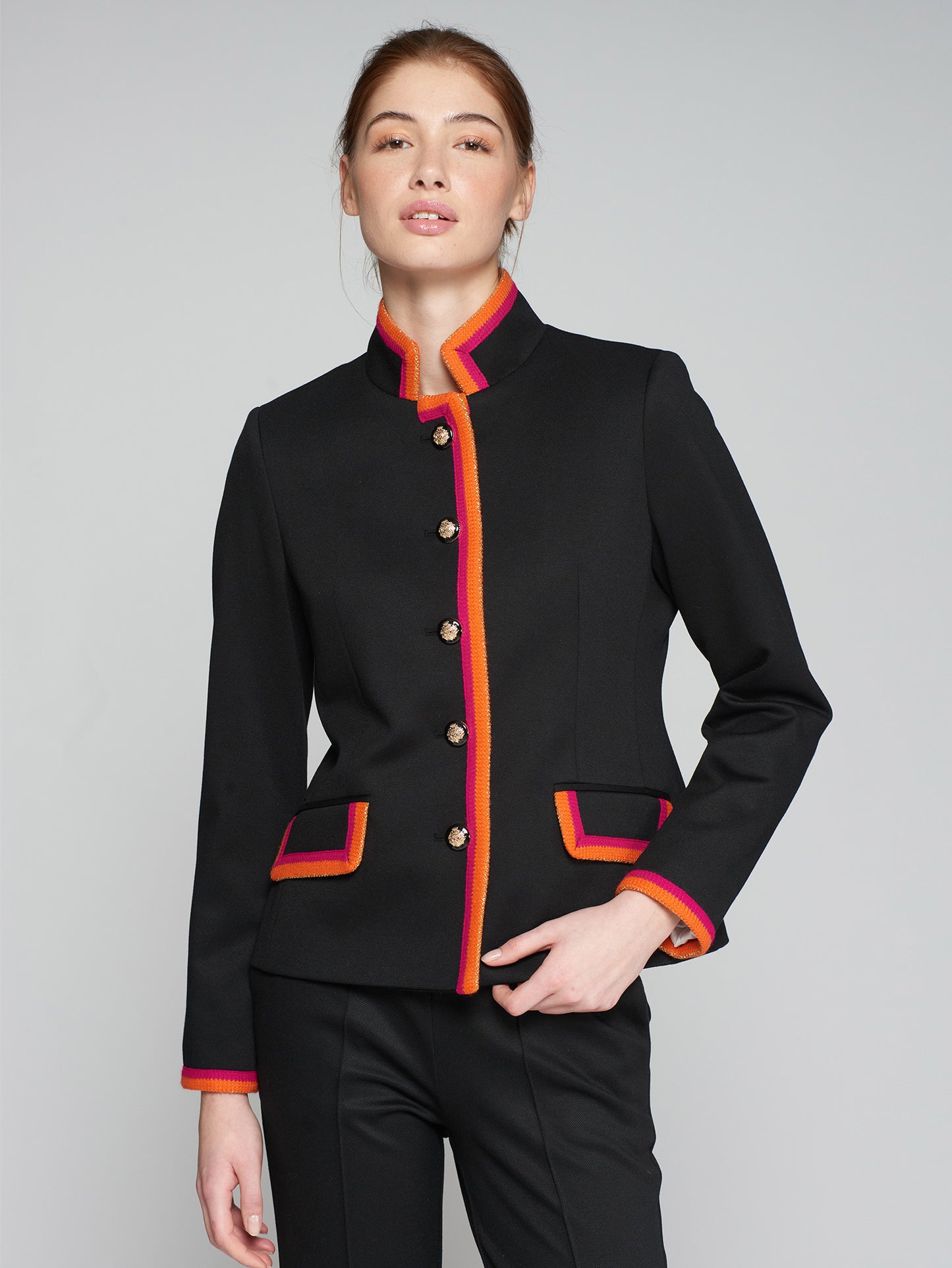 Jacket Black Stretch Structure