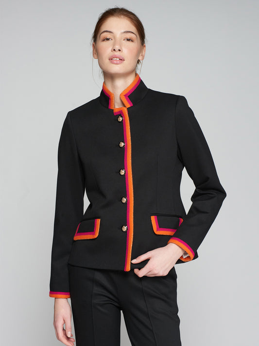 Jacket Black Stretch Structure