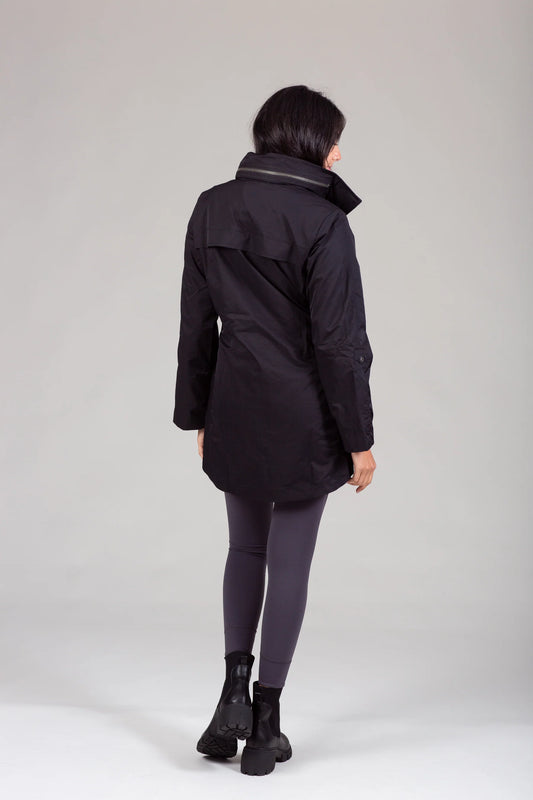 Anorak Rain Jacket- Black