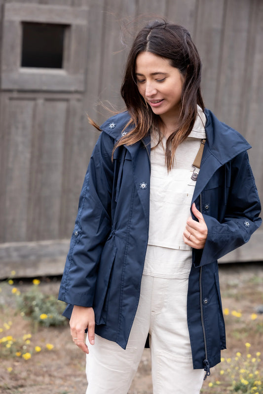 Anorak Rain Jacket- Midnight Blue