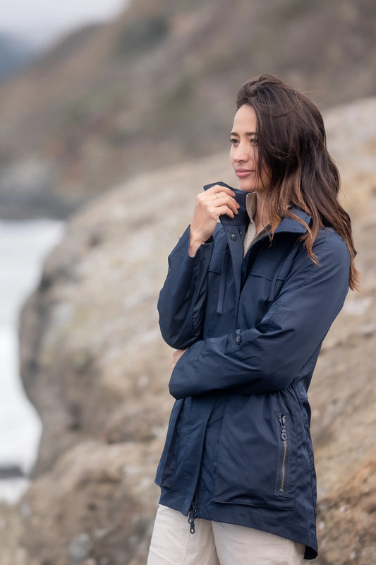 Anorak Rain Jacket- Midnight Blue