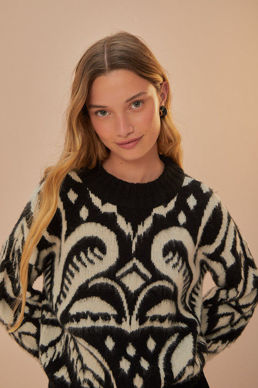 Pineapple Ikat Sweater