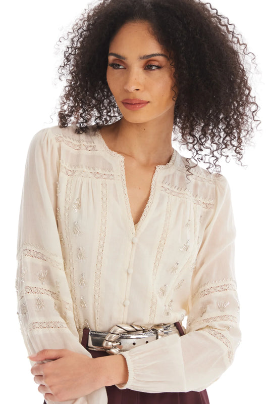 Beaded Maya Blouse