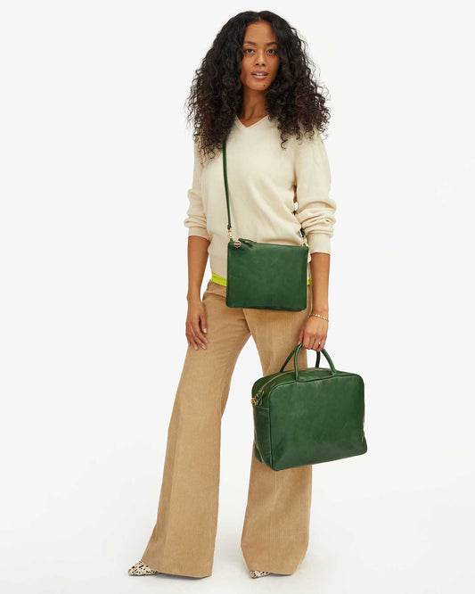 Double Sac Bretelle- Evergreen