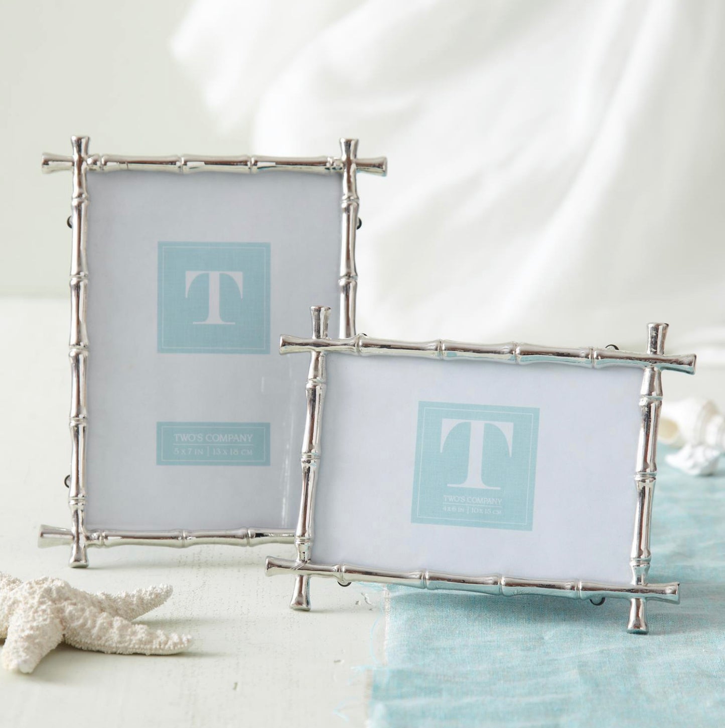 Bamboo Photo Frame Includes 2 Sizes: 4" x 6"