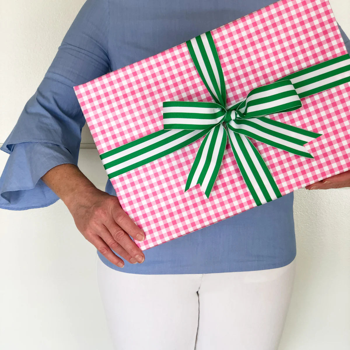 Gingham Check Gift Wrap