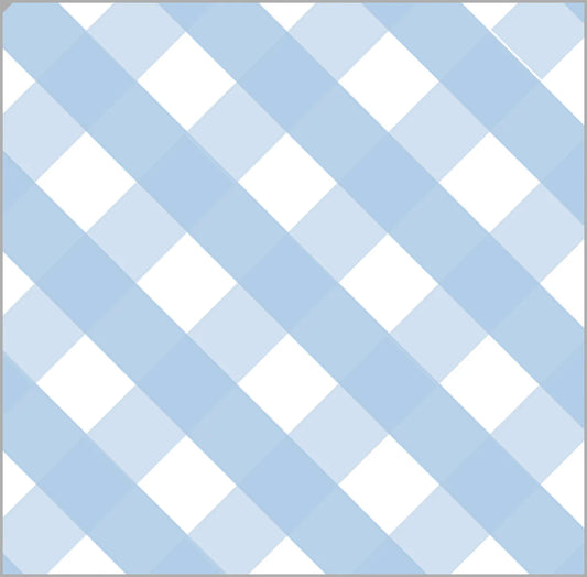 Lt. Blue Gingham Gift Wrap