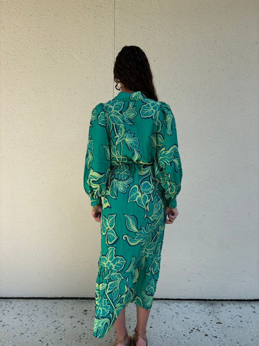 Flora Maxi Shirt Dress