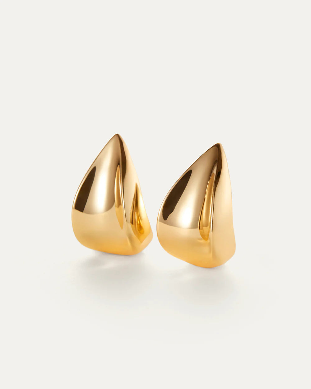 Margaux Puff Earrings-Gold