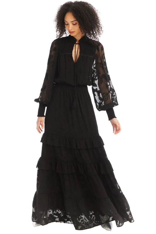 Nora Maxi Dress- Black