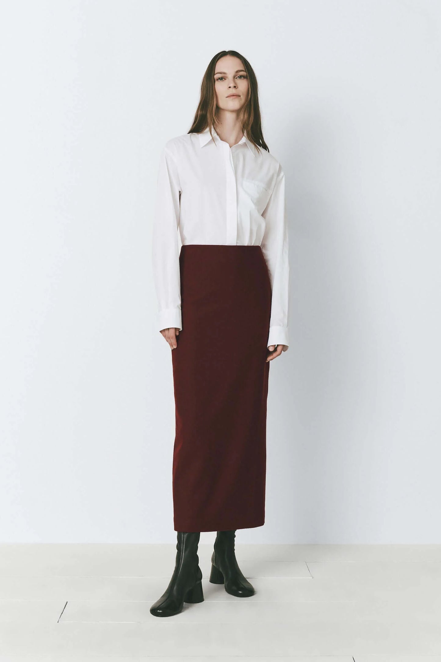 Gérard Zip-Up Pencil Skirt