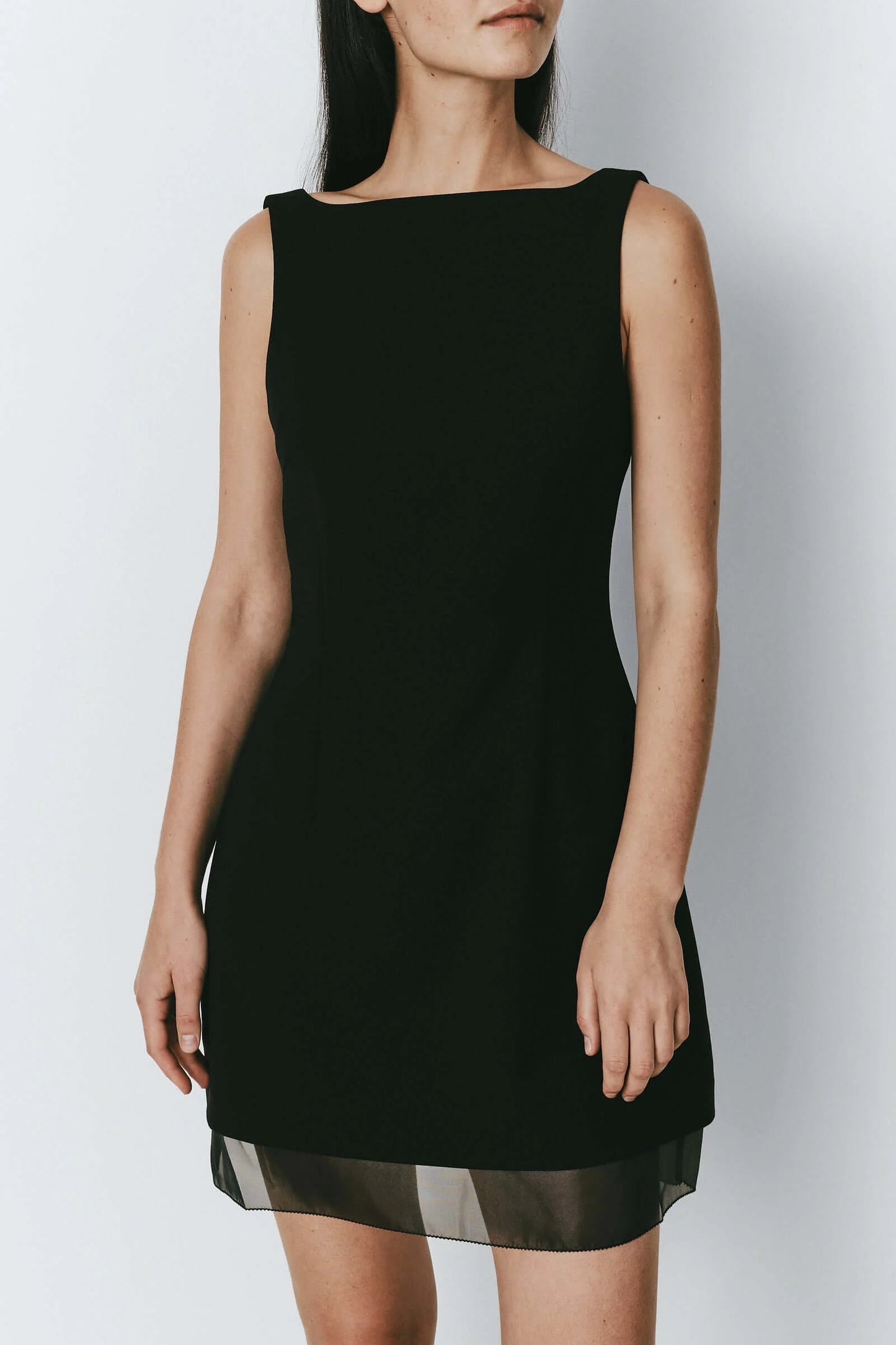 Yvette Boatneck Mini Dress