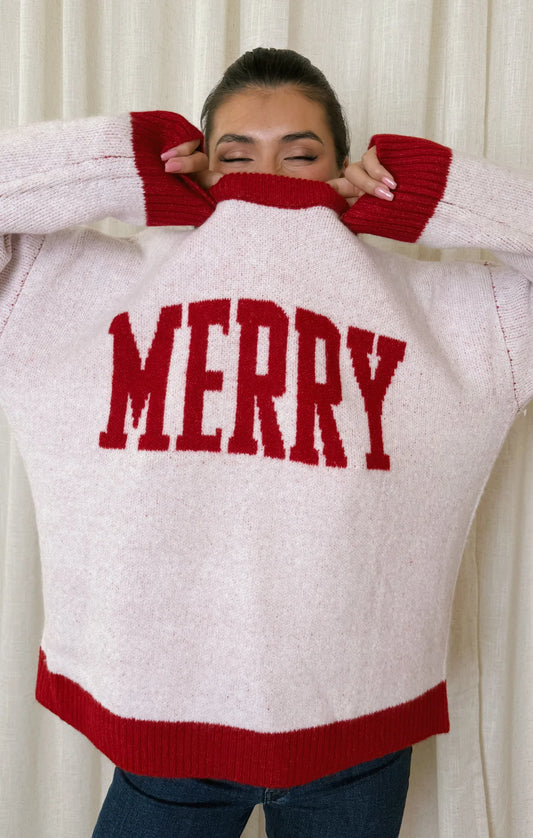 Merry Graphic Knit Sweater