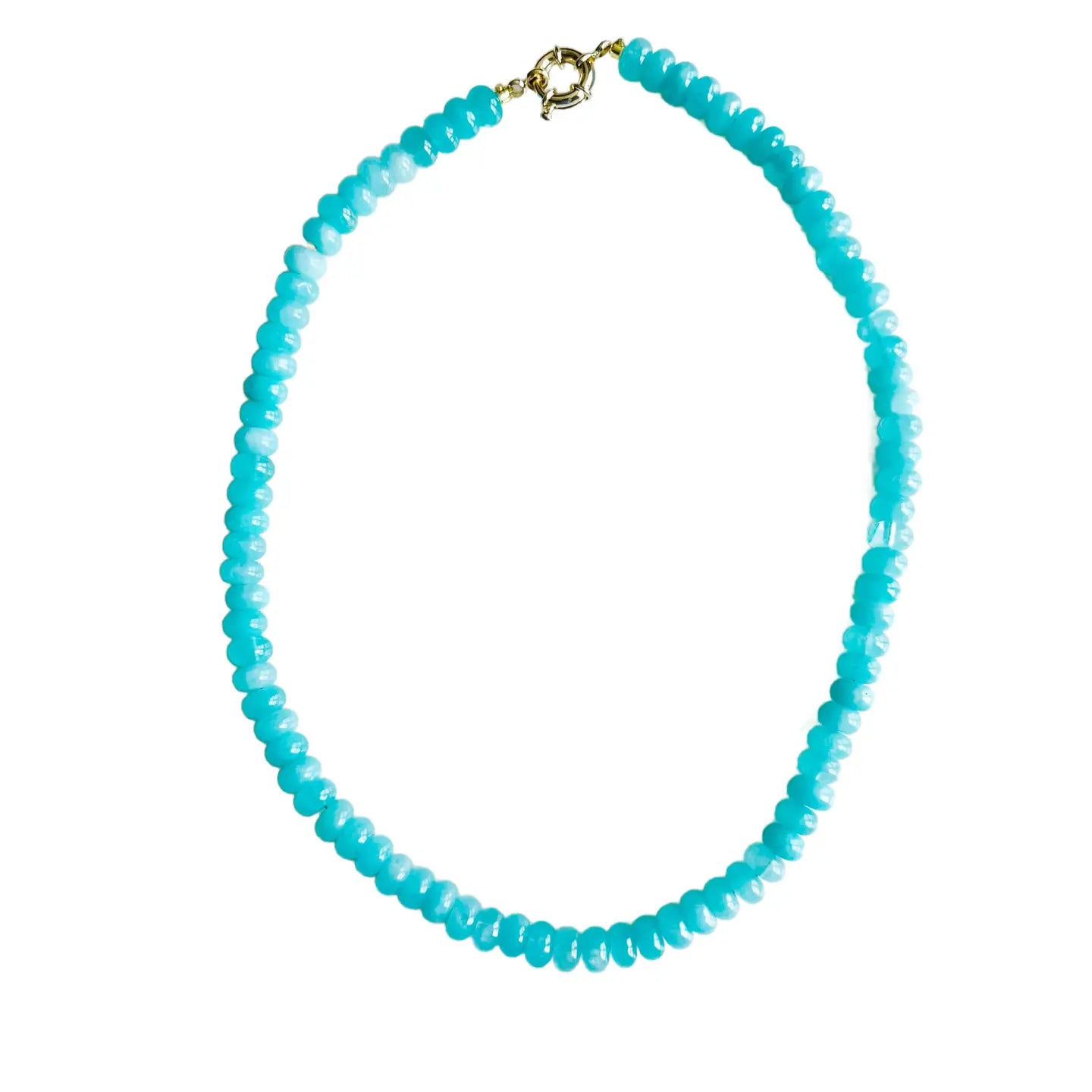 Candy Necklace- Aqua Blue