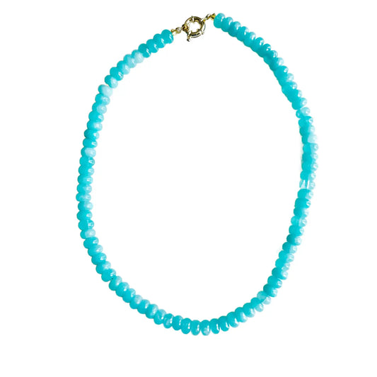 Candy Necklace- Aqua Blue