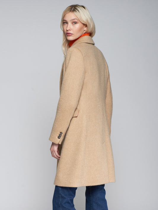 Coat Wool Mohair Camel