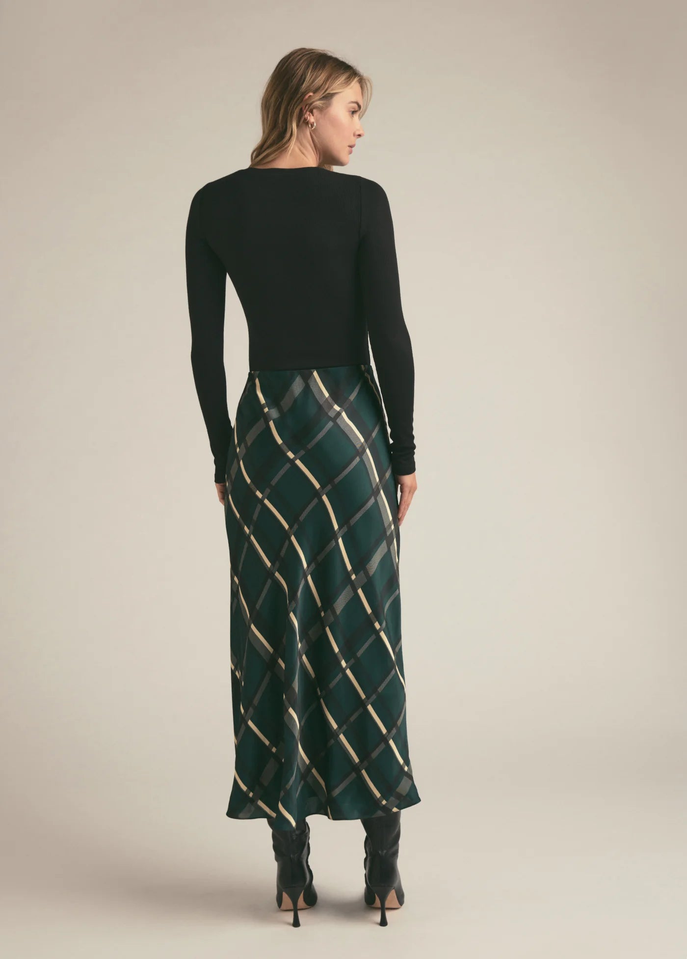 The Favorite Skirt- Juniper Plaid