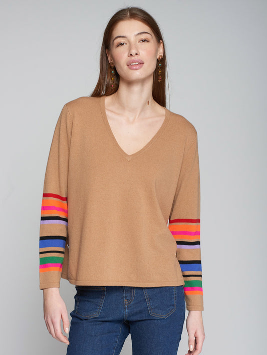 Knitwear Side Button Pullover Beige