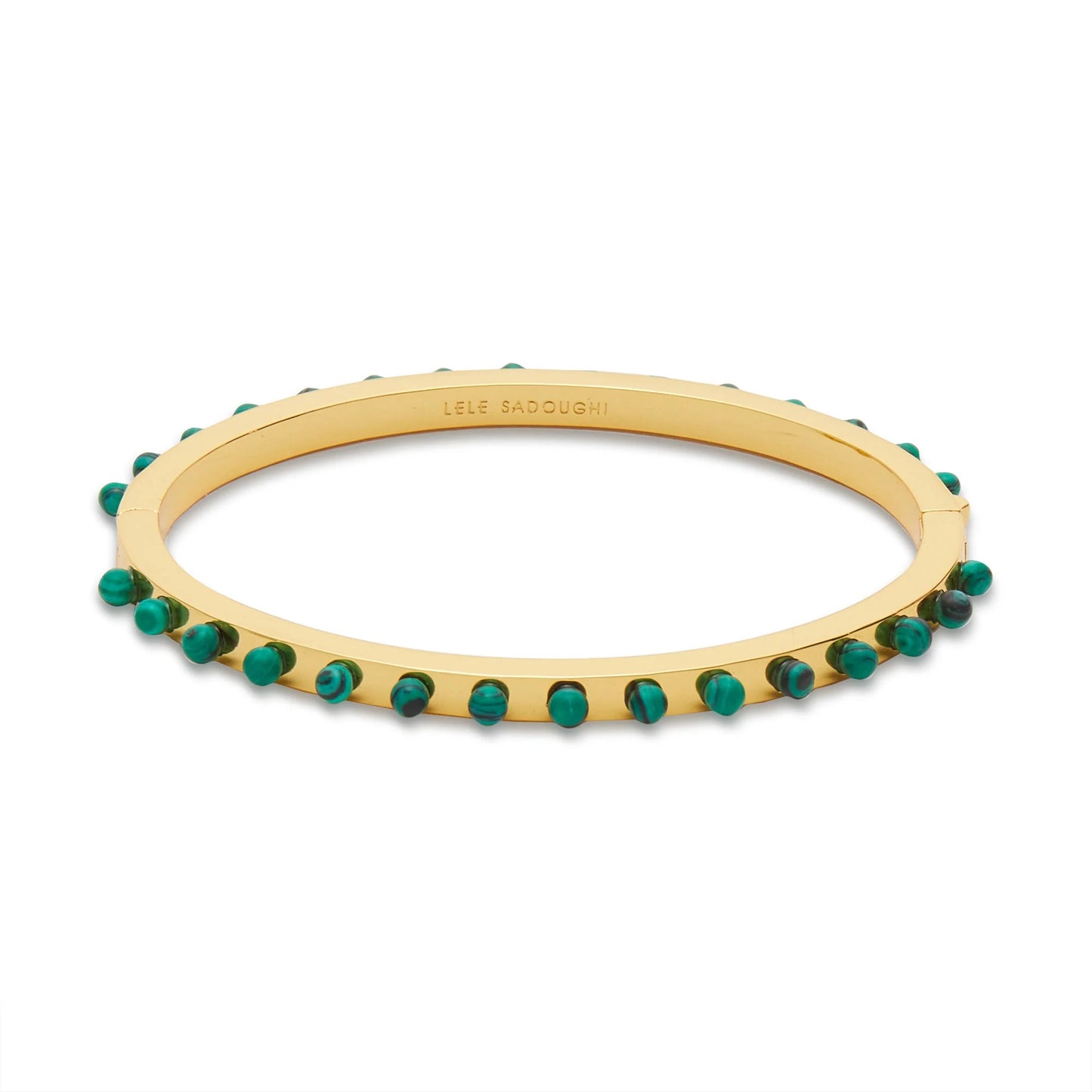 Malachite Hinge Bangle