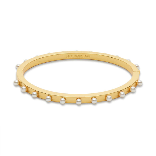 Pearl Hinge Bangle