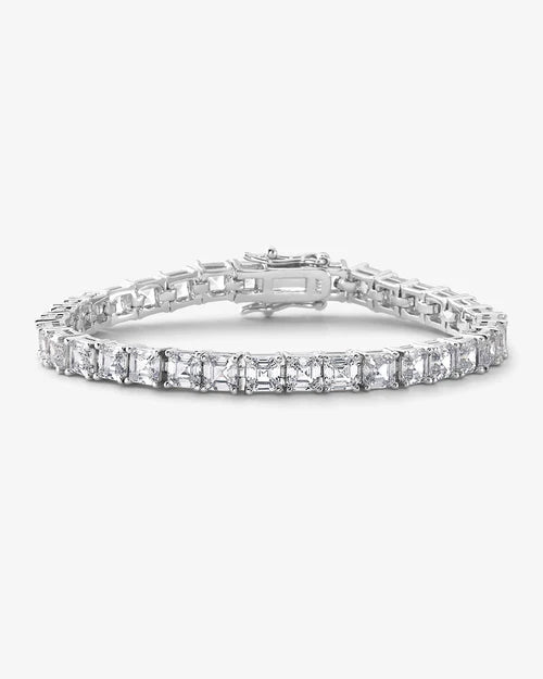 Lil Queen's Tennis Bracelet- Silver|White Diamondettes