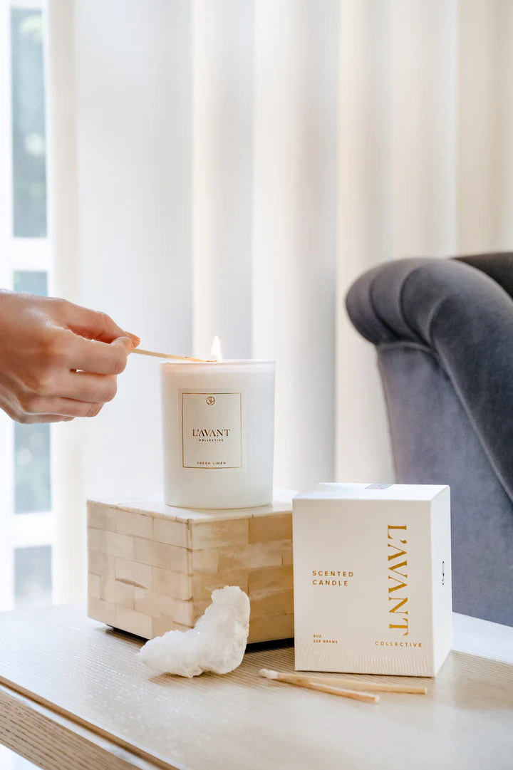 Fresh Linen Candle - White